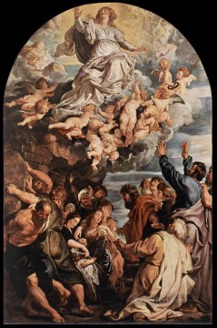  paul Lienzo - Asunción de la Virgen Barroca Peter Paul Rubens